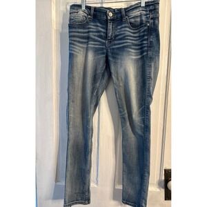 BKE Payton Mid Rise Skinny Jeans Medium Wash Denim 27x29.5 ABK3037